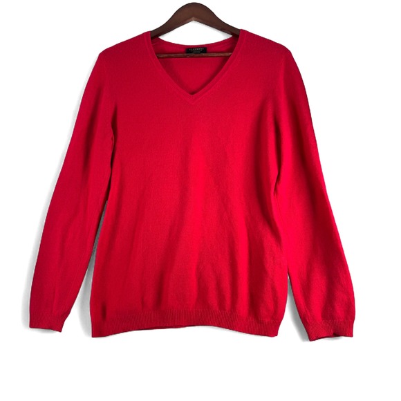 Charter Club Luxury 100% Cashmere Vneck Soft Sweater Sz L Large - Picture 1 of 4